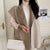 Colorfaith New Autumn Winter Women&#39;s Jackets Sleeveless Waistcoat Lace Up Streetwear Woolen Oversized Vests Tops JKV9805
