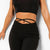 Women Sexy High Waist Bodycon Leggings Bell Bottom Pants Black Lace Up 2021 Flare Pants Female Party Skinny Wide Leg Pants