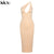 Kliou Cut Out Sexy Midnight Clubwear Maxi Dresses Solid One Shoulder Birthday Outfit For Women Slim Bodycon Party Dress