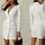 Women Elegant Blazer Dress Office Casual White Black Dresses Spring Autumn Slim Suit Outfits Outwear Clothing Dropshipping