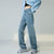 ZOENOVA Loose Off White Pants For Women Cool Oversize Low Waisted Wid Leg Jeans 2021 Fashion Spring Autumn Trousers Streetwear