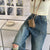 Jeans Women Wide Leg High Waist Streetwear Vintage Washed Retro Summer Thin Loose New All-match Fashion Female Trousers Korean