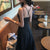 Women Sleeveless Dresses Solid Fashion A-line Pleated Draped Elegant Chic High Waist Side-slit Designed Backless Plus Size M-6XL
