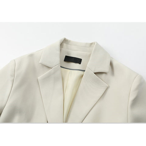 Women Spring Autumn Design Korean Blazers Female Loose Long Sleeves Buttons Belt Suit Coat Elegant Office Lady Streetwear Tops