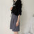 Summer Shorts for Women Wide Leg High Waist Black Loose Korean Style Vintage Female Knee Length Black Gray Suit Shorts DURIKIES
