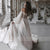 Bohemian A Line Princess Wedding Dress 2022 3/4 Puff Sleeve Sweetheart Off Shoulder For Women Robe De Soirée De Mariage Custom
