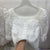 Chic Embroidery Lace Blouse Women Tops Summer Cutout Vintage French Square collar Causal White Shirt Women Blusas