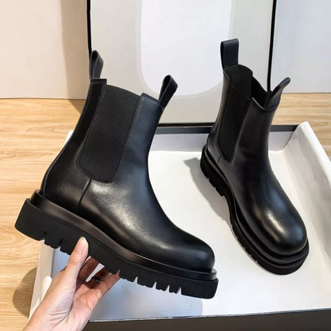 kamahe Heidi Leather Boots