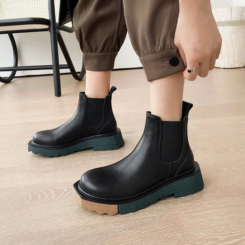 kamahe Lien Leather Boots