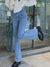 High Waist Jeans Casual Jeans for Women Autumn Winter Plus Size Denim Pants New Designed Flare Pants Washed Cotton jeans woman