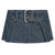 Denim Skirt Women&#39;s Summer New Hot Girl Style Ultra Short Blue Hip Skirt with Belt women skirt