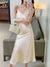 Silk Women Party Dress Plus Size S-5XL Double Layer fabric High Quality Summer Spaghetti Satin Long Woman Dress Soft Dresses