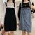 Dress Women Denim Summer Split Pockets All Match Vintage Mini Dresses Fashion Streetwear Korean Loose High Waist Denim Overalls