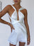 Fantoye Sexy Hollow Out Bandage Women Dress White Asymmetrical High Waist Mini Dress Women Spring Skinny Fashion Streetwear 2022