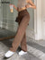 Carpenter Jeans In Brown High Waist Loose Straight Leg Jeans Women 2022 Fashion Y2k Casual Streetwear Female Pants Baggy Trouser