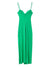 TRAF Zar 2022 Green Slip Dress Woman Sleeveless Draped Long Dresses Women Backless Party Dresses Slit Elegant Cocktail Dress