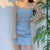 Sexy Suspender Short Dress Summer Women Ladies Sling Heavy Industry Rhinestone Korean Fashion Bottoming Bag Hip Mini Dress