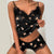 2022 Lace Pijama Dot Print Women&#39;s Pajama Sets V-Neck Stretch Satin Sexy Lingerie Sleepwear Pajamas Home Wear Nightwear Clothing