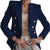 QXIUIXP Woman Casual Short Blazer 2022 Autumn Winter Solid Button Plus Size Jacket Female Elegant Office Slim Blazer Coat XXXL