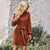 Solid Color Elegant Slim O-Neck Mini Dresses For Women 2022 Casual Women&#39;s Autumn Long Sleeves Belt Dress Pullover Sundress Robe
