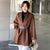 Women&#39;s Retro Coat Short 2022 Autumn Winter New Korean Fashion Woolen Windbreaker Cloak Female Solid Color Grace Overcoat Jacket