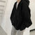 Women Hoodies Solid Color Zip Up Pocket Oversized Harajuku Korean Sweatshirts Female Long Sleeve Hooded Streetwear Casual Top