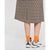 Toyouth Women Skirt 2022 Autumn A Line Elastic Waist Heart Print Brown Elegant Vintage Streetwear Midi Skirt