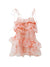 2022 New Summer Chic Mini Fairy Pink Irregular Sexy Halter Dress Women Ruffle Edge Party Vestidos Bodycon Sundress Design kawaii