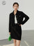 DUSHU Casual style Design Sense Denim Suits Two Piece Women Autumn Slim Silhouette Short Top Irregular Mini Skirts Female Suit