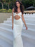 Elegant White Cut Out Maxi Dresses For Women Spaghetti Strap Backless Sexy Beach Dress Boho Long Summer Dress 2022 Party Wear