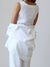 Summer Women Vest Shirt Pants 3 Pieces Set Cotton Linen Crop Tank High Waist Wide Leg Pants Suit Female New Causal Lady Homewear