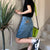 Blue Woman&#39;s Jean Shorts High Waist Summer Wide Leg Pants Baggy Chic Design Streetwear Embroidery Fashion Straight Denim Shorts