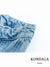KONDALA Sexy Blue Denim Sheath Mini Party Dress Women Y2K Street Style Jeans Tube Backless Bodycon Dress Fashion 2023 Vestidos