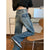 Blue Women&#39;s Straight Jeans High Waist American Style Streetwear Vintage Pants Chic Design Casual Ladies Denim Wide Leg Trouser