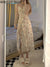 2022 Summer Floral Sleeveless Midi Dress Elegant Sexy French Vintage Strap Dress Woman Party One Piece Dress Korean Fashion
