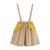 Women&#39;s Khaki Strap Half Body Skirt Pocket Flowers Elastic High Waist Casual Fashion Baggy Ruffle Short Skirt Ladies Summer