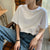 Chic Loose Long Sleeve T-Shirt Women&#39;s Basic O-Neck Autumn Cotton Tee Shirt Ladies Solid Casual Oversize Tshirt New White Top