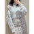 Kuzuwata Japanese Pullovers 2022 Early Spring New Women Sweater Fashion Half Turtleneck Off Shoulder Embroidery Printing Jumpers