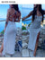 Sexy V Neck Lace Up Sequined Cocktail Party Dress Backless Split Leg Sleeveless Summer Long Dresses Evening Wedding Gown