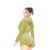 Spring and Autumn Women&#39;s Clothing V-neck Drawstring Zipper Sweater Ruffle Hip Navel Shorts Suit