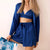 Mnealways18 Long Sleeve 3 Piece Robe Sets Top And Shorts Sexy Female  Set Women Loose Summer Home Suit Sets Bow Sleepwear 2022