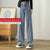 High-waisted wide-leg jeans women&#39;s straight drape loose spring style 2022 new spring clothes are thin and mopping long pants