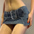 Denim Skirt Women&#39;s Summer New Hot Girl Style Ultra Short Blue Hip Skirt with Belt women skirt