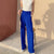 Blue Capris Pants for Women High Waist Spring Summer Thin Casual Women&#39;s Pants New Style Loose Solid Fashion Suit Pants Woman