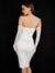 Summer Summer Bodycon Dress White Women Party Dress 2022 New Arrivals Off The Shoulder Sequin Dress Evening Club Night Dress