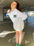Harajuku White Oversized Sweatshirt Women Korean Fashion Button Turn-down Collar Pullovers Loose Cute Top Clothes Iamhotty