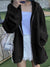 Deeptown Korean Style Oversize Gray Hoodies Women Streetwear Loose Hooded Sweatshirt Female Casual Black Long Sleeve Tops Jacket