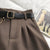 2022 New Summer Women&#39;s Shorts Button Solid Color Pocket Casual High Waist Suit Shorts Casual Thin Women Clothing + Send Belt