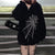 Y2K Rhinestone Skeleton Hoodies Women Gothic Black Zip Up Oversized Sweatshirts Female Retro Harajuku Hooded Jacket Streetwear