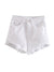 TRAF Women Fashion Front Pockets Frayed Hems Denim Shorts Vintage High Waist Zipper Fly Female Short Pants Mujer